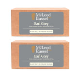 McLeod Russel 1869 Earl Grey Black Tea - Pack Of 2 X 50 Pyramid Tea Bags | Blended With 100% Natural Bergamot Oil - Loose Leaf Black Orthodox | Brewed Hot Or Iced Tea - Low Caffeine